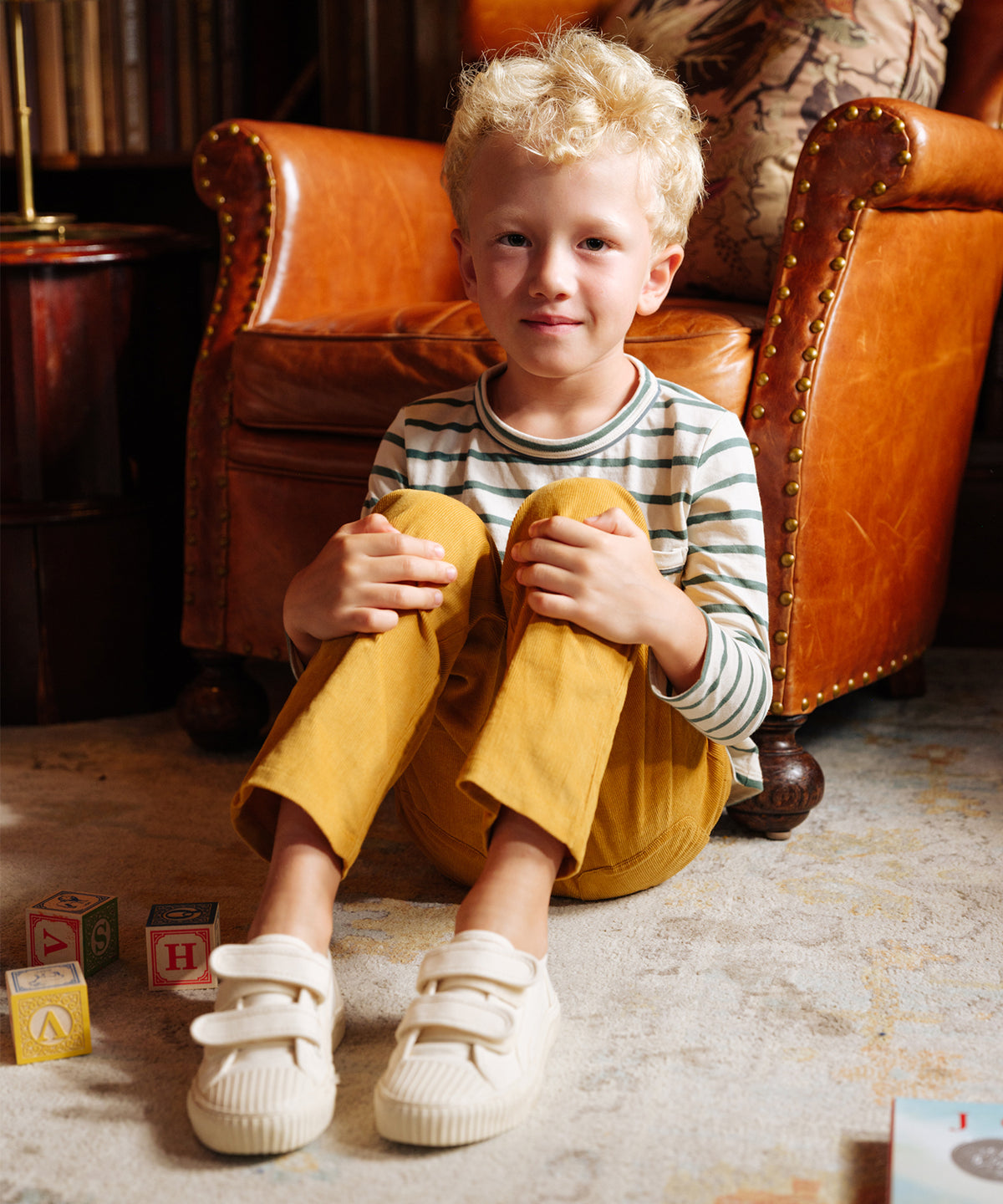 Edward T-Shirt, Pine Stripe