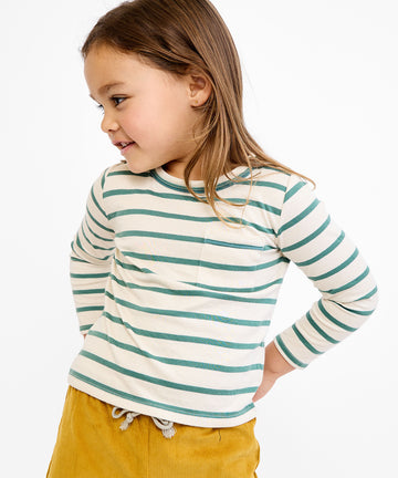 Edward T-Shirt, Pine Stripe