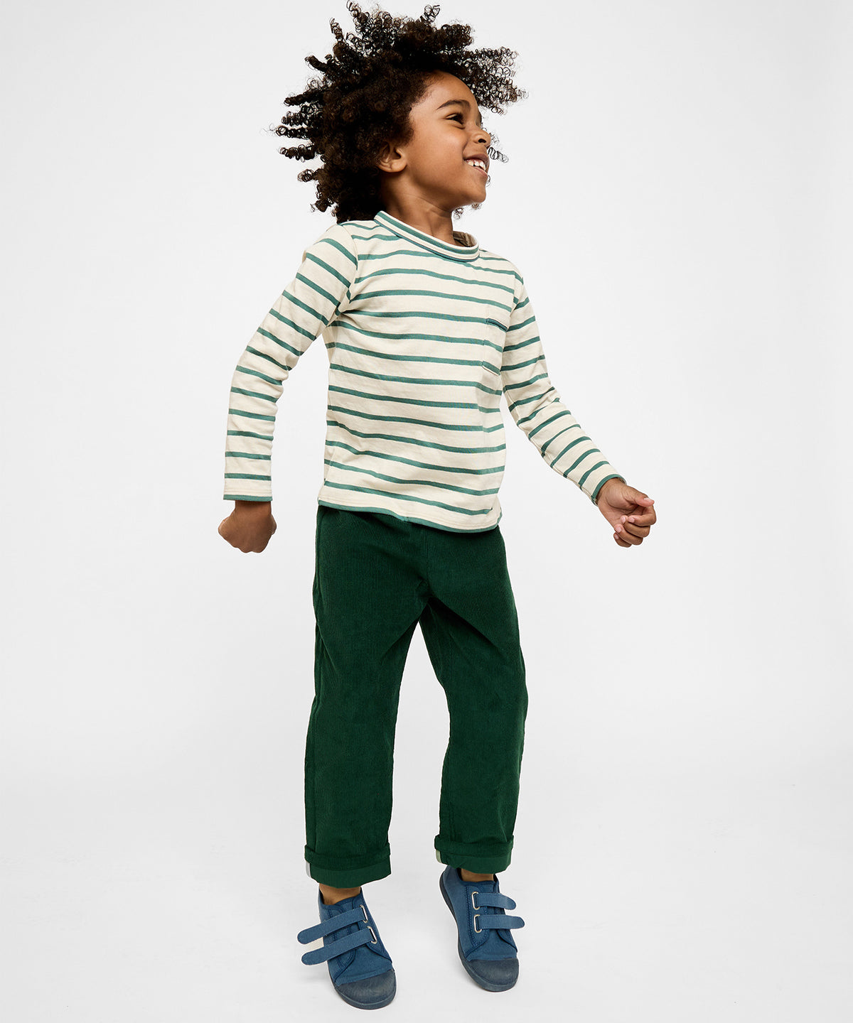 Edward T-Shirt, Pine Stripe