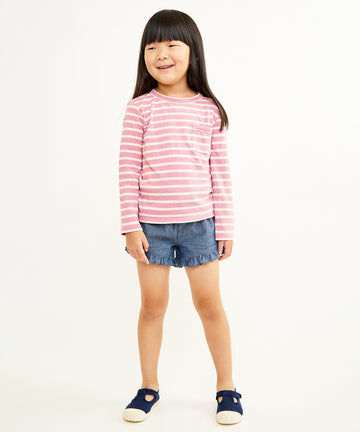 Edward T-Shirt, Rose Stripe