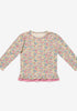 Oso & Me Edwina T-Shirt, Burgundy Coneflower Floral