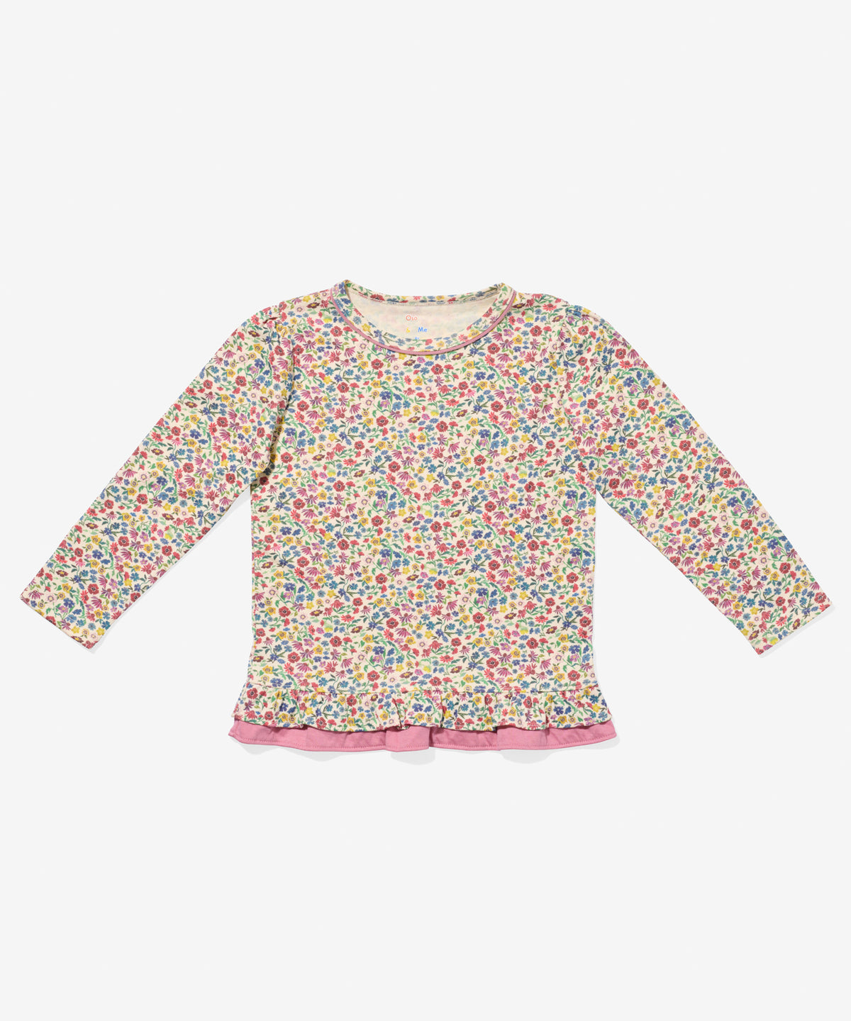 Oso & Me Edwina T-Shirt, Burgundy Coneflower Floral
