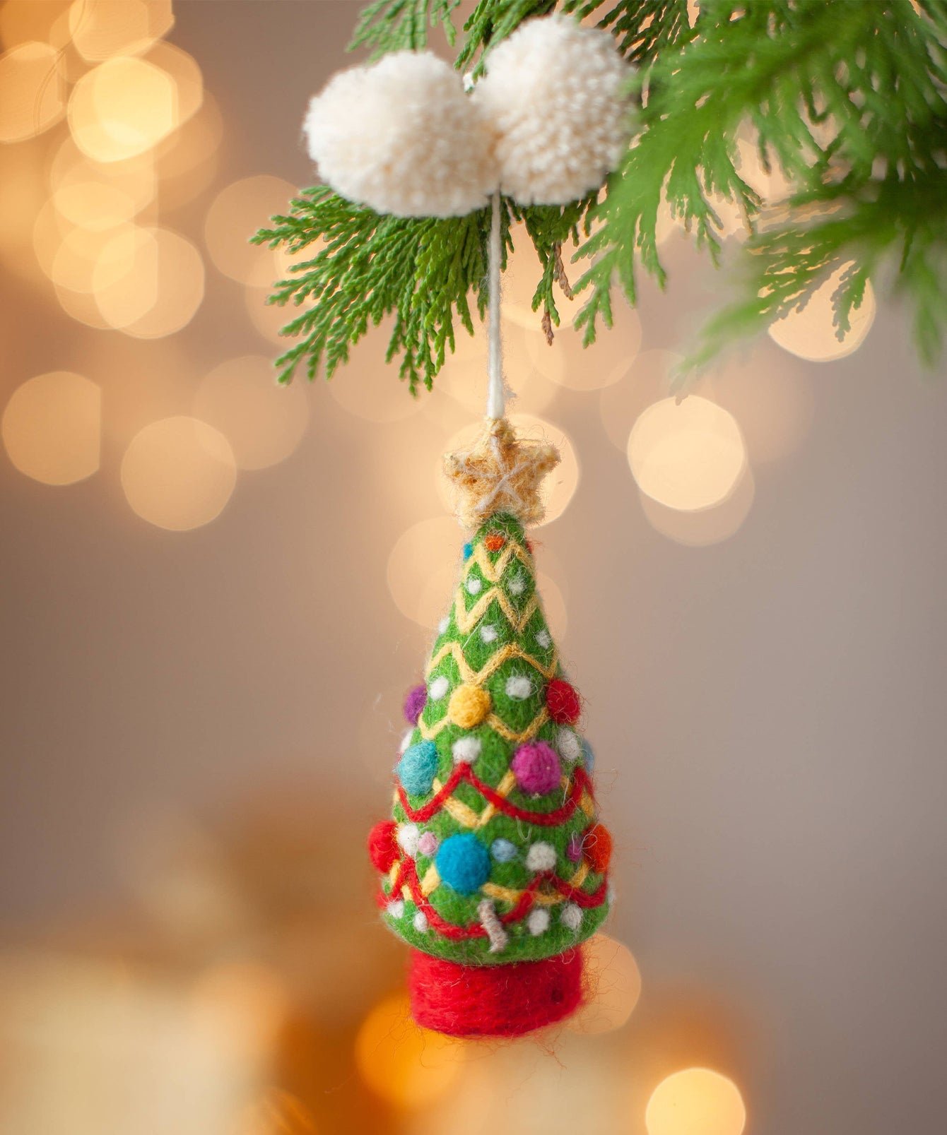 Felted Everly Christmer Tree Ornament