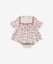 Gigi Baby Dress, Pomegranate Parade