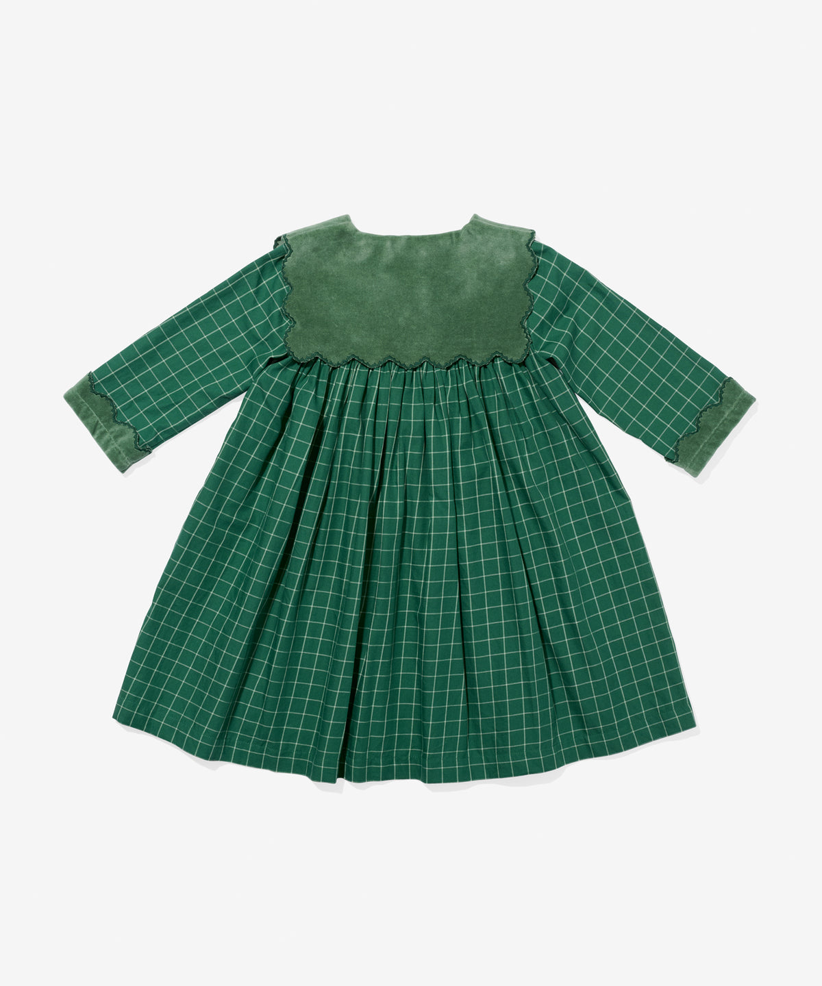 Gigi Dress, Green Holiday Plaid