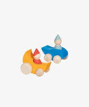 Goki Gnome Car Set, Moon & Droplet