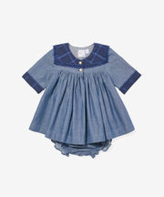 Grace Baby Dress, Denim