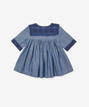 Grace Baby Dress, Denim