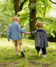 Grace Baby Dress, Denim