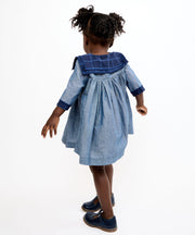 Grace Baby Dress, Denim