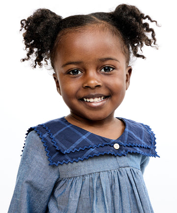 Grace Baby Dress, Denim