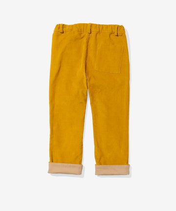 Grow Pant, Mustard Corduroy