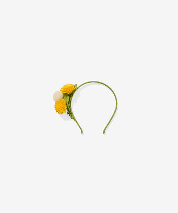 Handmade Felt Headband, Dandelion