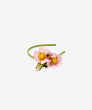 Handmade Felt Headband, Dog Rose