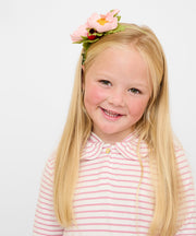 Handmade Felt Headband, Dog Rose