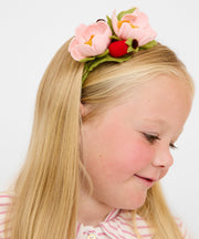 Handmade Felt Headband, Dog Rose