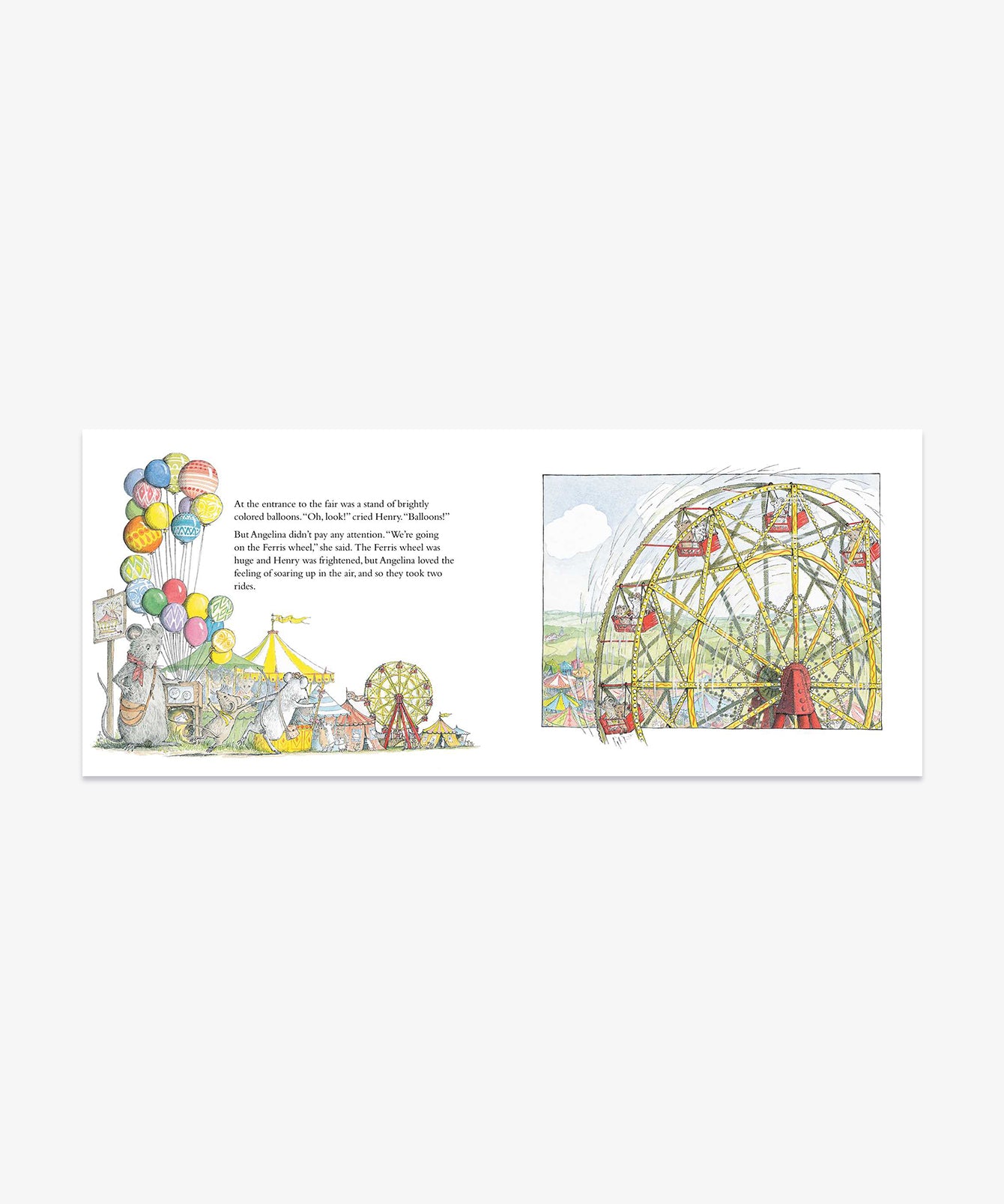 Hardcover Book, Angelina at the Fair