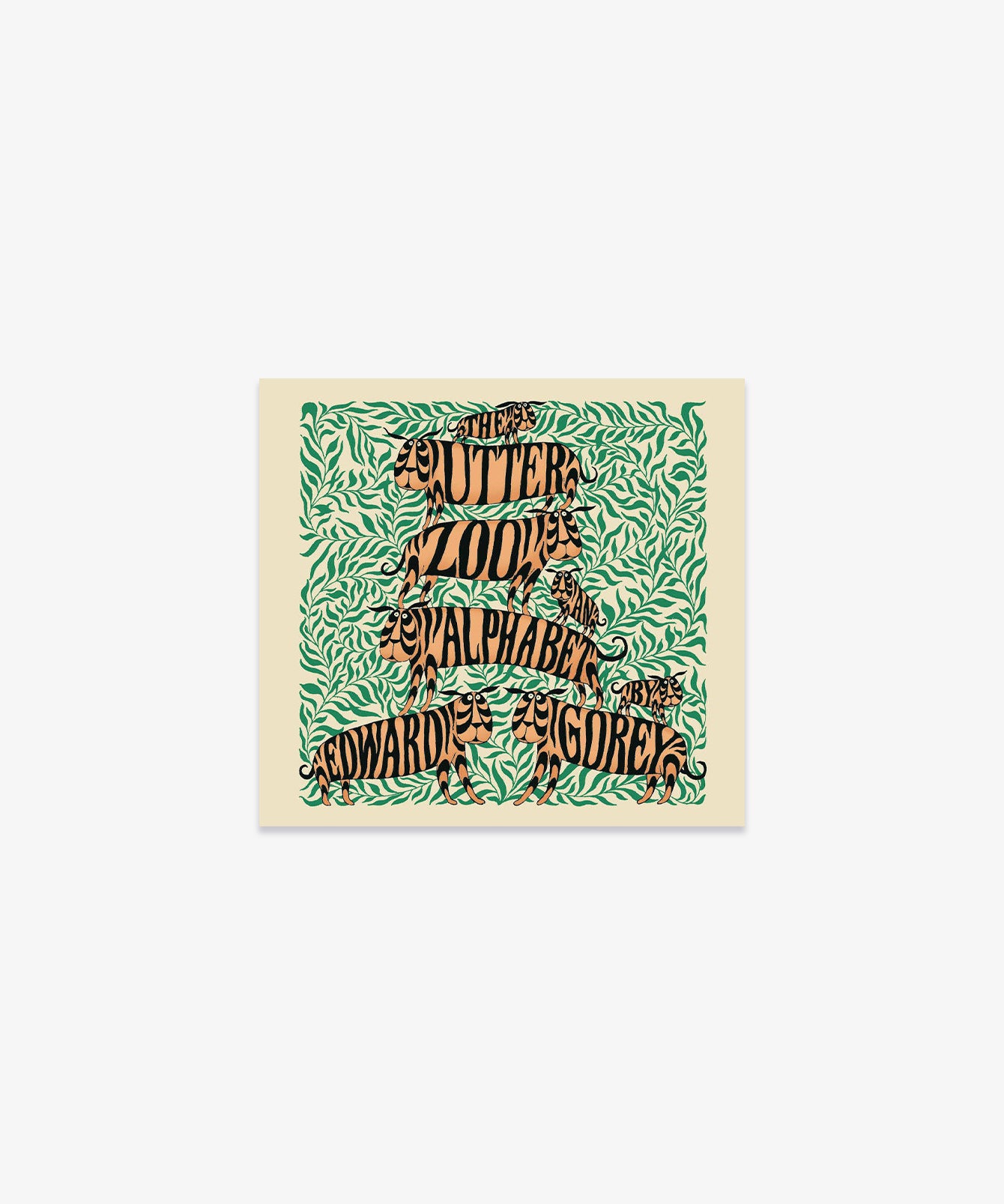 Hardcover Book, The Utter Zoo: An Alphabet