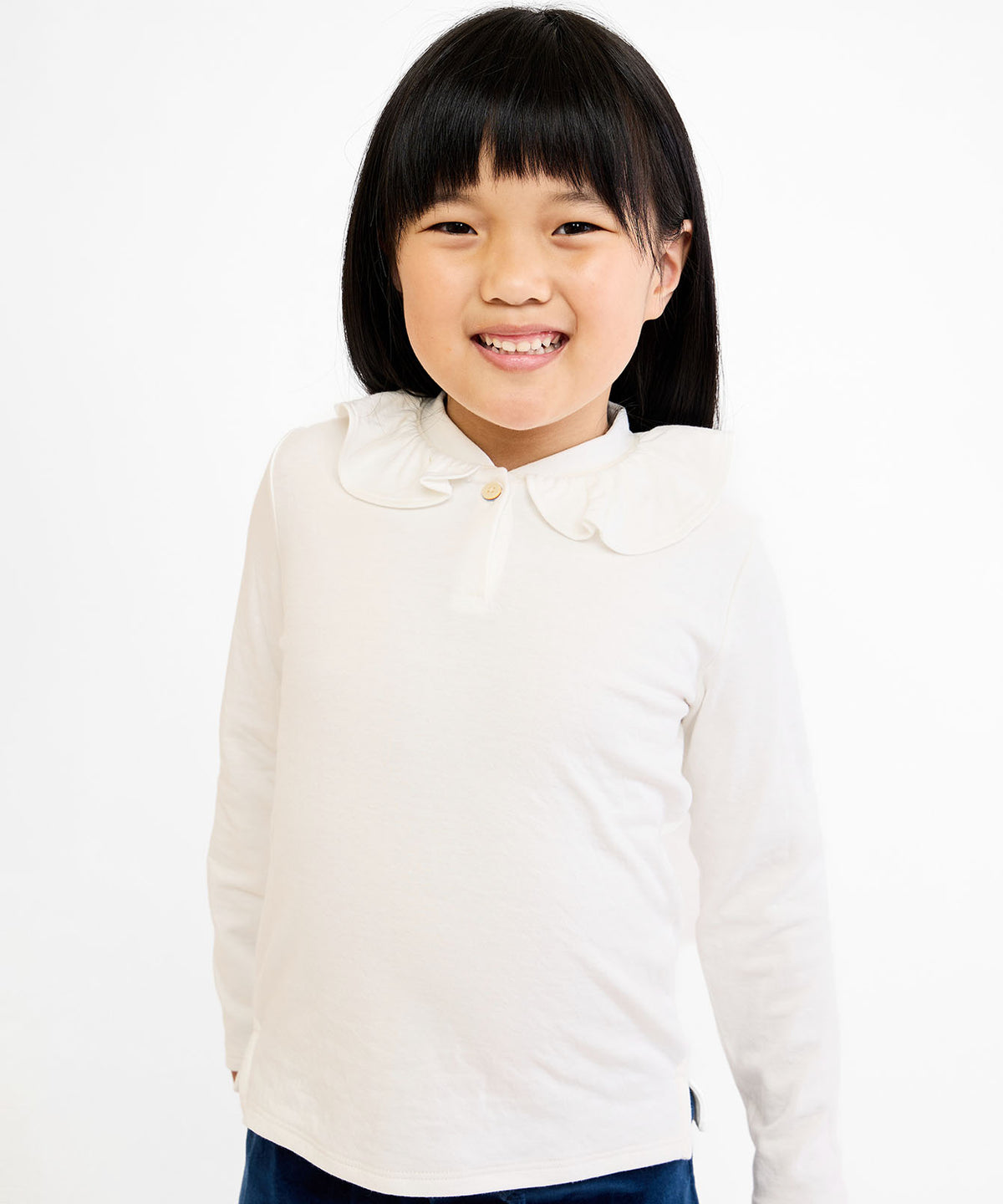 Hen T-Shirt, Vanilla Piping