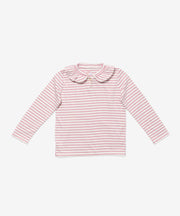 Hen T-Shirt, Rose Mini Stripe