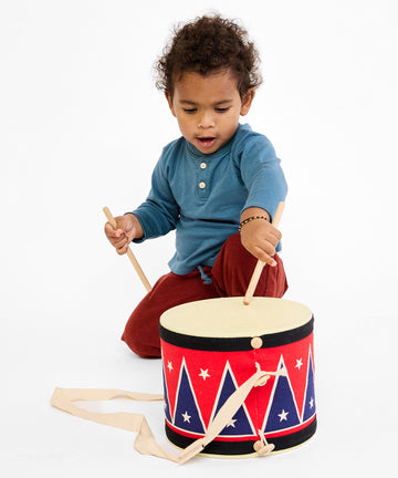 Henley Baby T-Shirt, Petrol