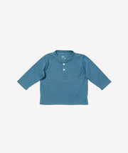 Henley Baby T-Shirt, Petrol