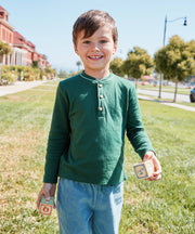 Henley T-Shirt, Kenny Green