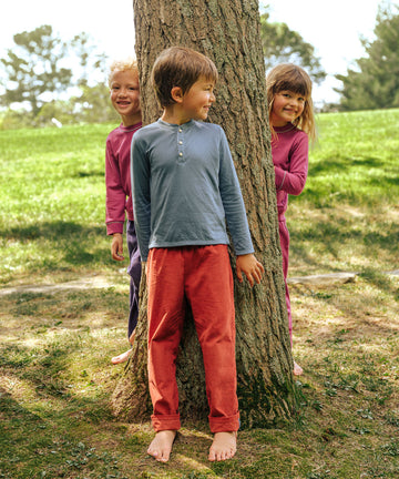 Henley T-Shirt, Petrol