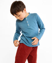 Henley T-Shirt, Petrol