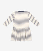 Isla Sweatshirt Dress, Navy French Stripe