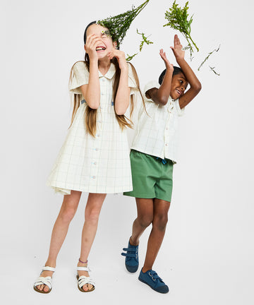 Jack Lee Shirt, Seafoam Plaid