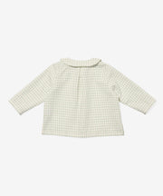 Jefferson Baby Shirt, Green Tattersall