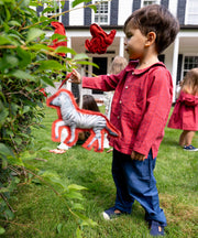 Jefferson Baby Shirt, Holiday Red Plaid