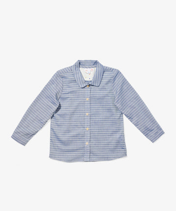 Jefferson Shirt, Chambray Stripe