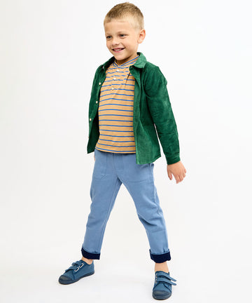 Jeffie Shirt, Forest Corduroy