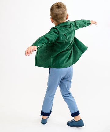 Jeffie Shirt, Forest Corduroy