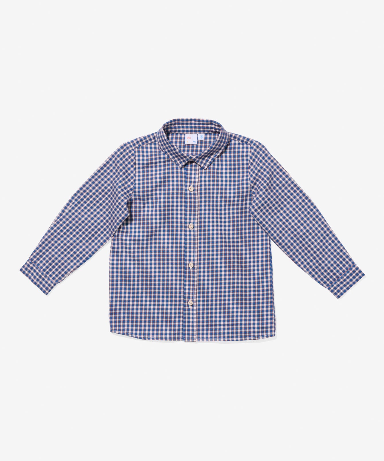 Jeffie Shirt, Marine Tiny Check