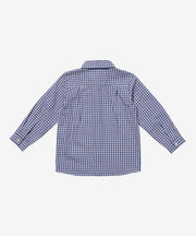 Jeffie Shirt, Marine Tiny Check