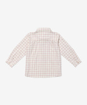 Jeffie Shirt, Pomegranate Plaid