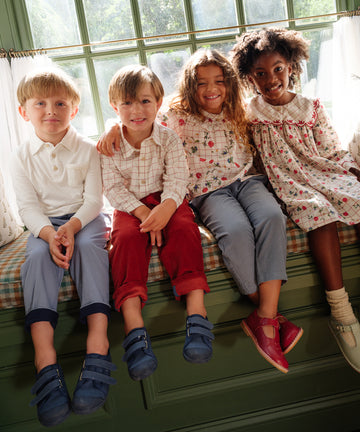 Jeffie Shirt, Pomegranate Plaid