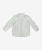 Jeffie Shirt, Sage Chevron Stripe
