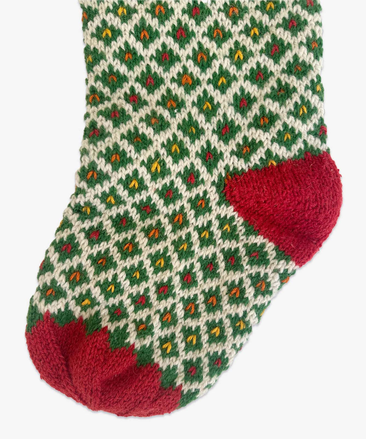 Knit Stocking, Holiday Diamond