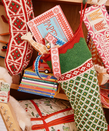 Knit Stocking, Holiday Diamond