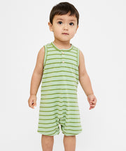 Lachlan Romper, Palm Stripe