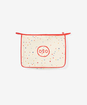 Large Zip Bag, Signature Dot