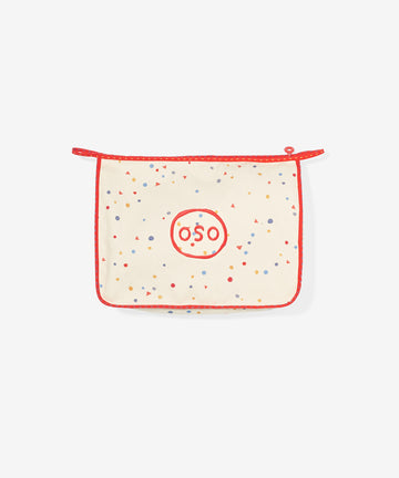 Large Zip Bag, Signature Dot
