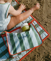 Large Zip Bag, Surf Stripe