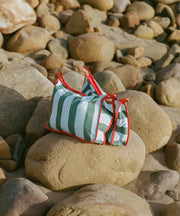 Large Zip Bag, Surf Stripe