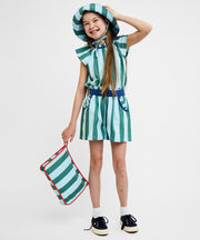 Large Zip Bag, Surf Stripe