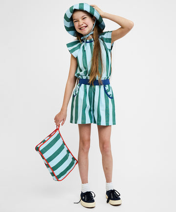 Large Zip Bag, Surf Stripe
